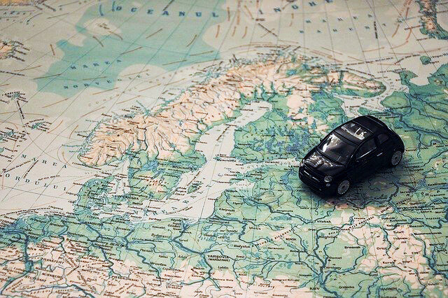 北欧地域の地図
