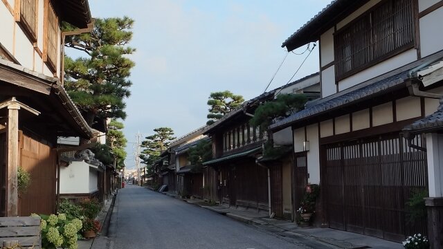 滋賀県近江八幡市の新町通り