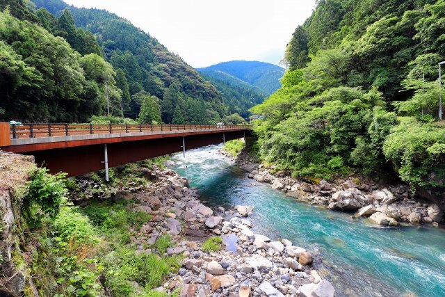 馬路村の安田川