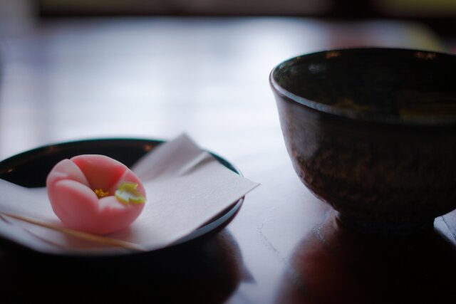 京菓子とお茶