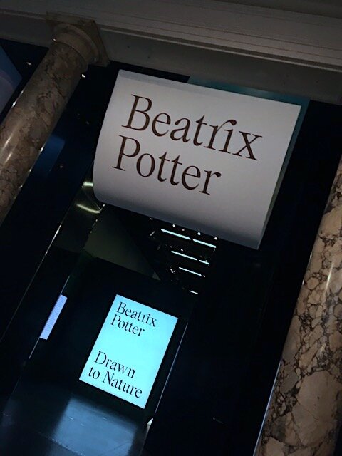 V&Aのビアトリクス・ポター展の入口