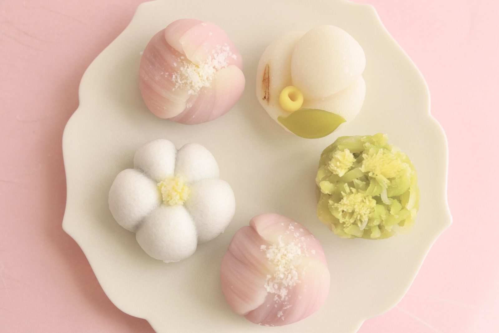 並べられた和菓子