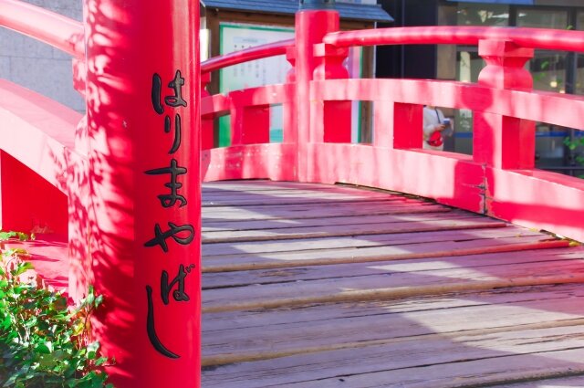 よさこい節のフレーズにもある「はりまや橋」