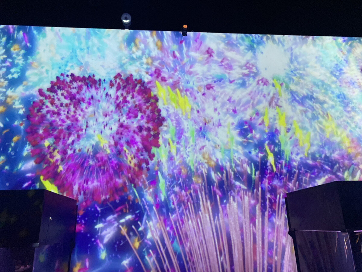 マクセルアクアパーク品川ryugufestivalのUO HANABI-魚花火