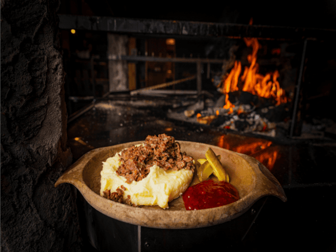 フィンランドのレストラン「アイス・レストラン」の料理