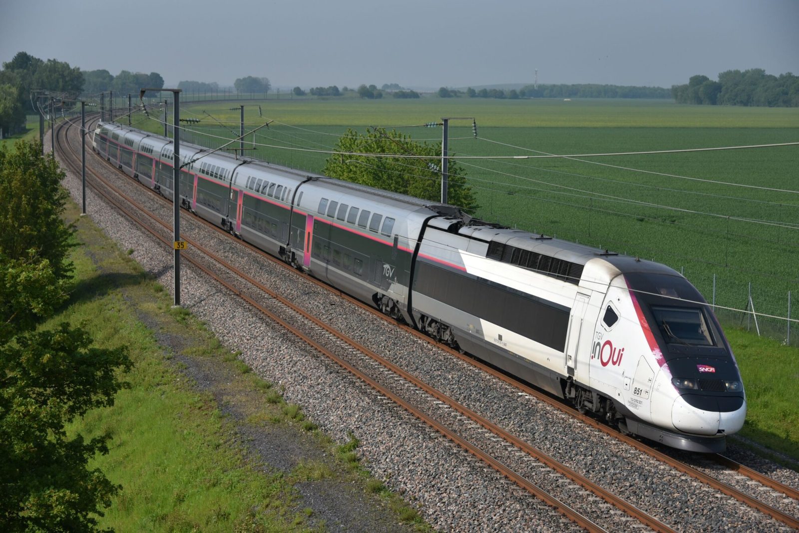 ヨーロッパの列車TGV